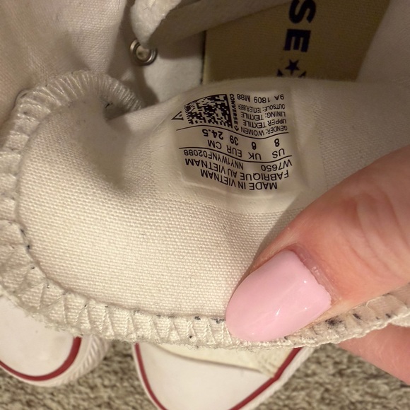 Converse Classic White High-Tops - Picture 7 of 8